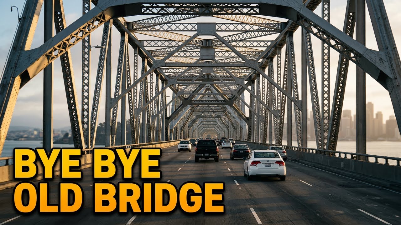 Last day to cross the old San Francisco Bay Bridge.