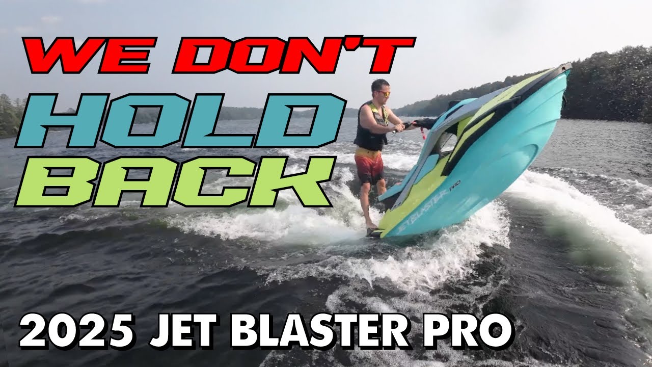 The Most Fun You Can Have on Water! Wheelies, Tricks & Full Review 2025 Yamaha JetBlaster Pro