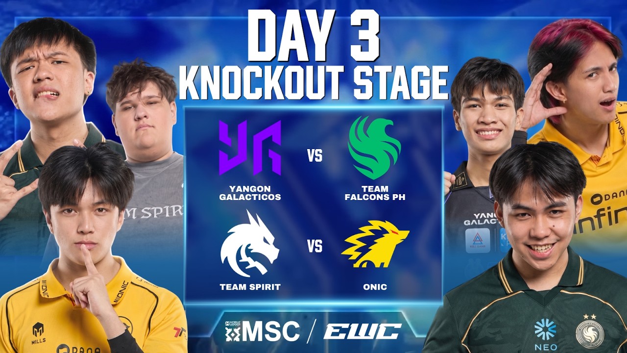 Team Spirit vs ONIC Knockout Stage MSC AT EWC 2026 Day 3