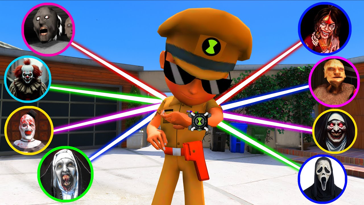 Little Singham Saved All His Friends With The Power Of Ghost In Gta 5 😱