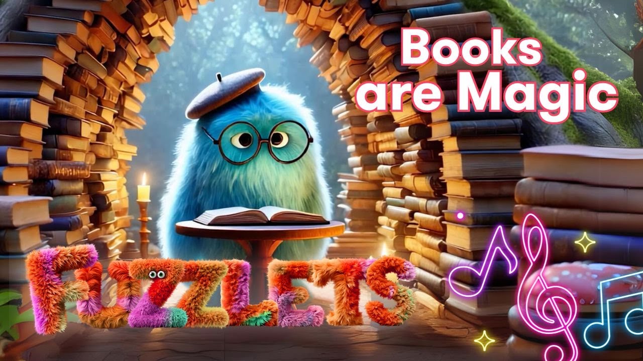 Books Are Magic! 🌟 Fuzzlets - kids songs