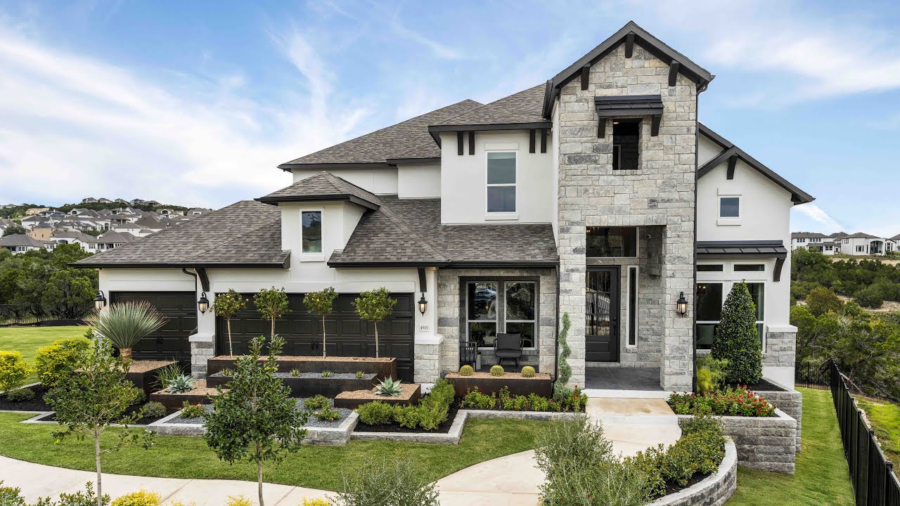 STEP INSIDE A LUXURY MODEL HOUSE BUILT BY TAYLOR MORRISON NEAR AUSTIN TEXAS | $816,990+