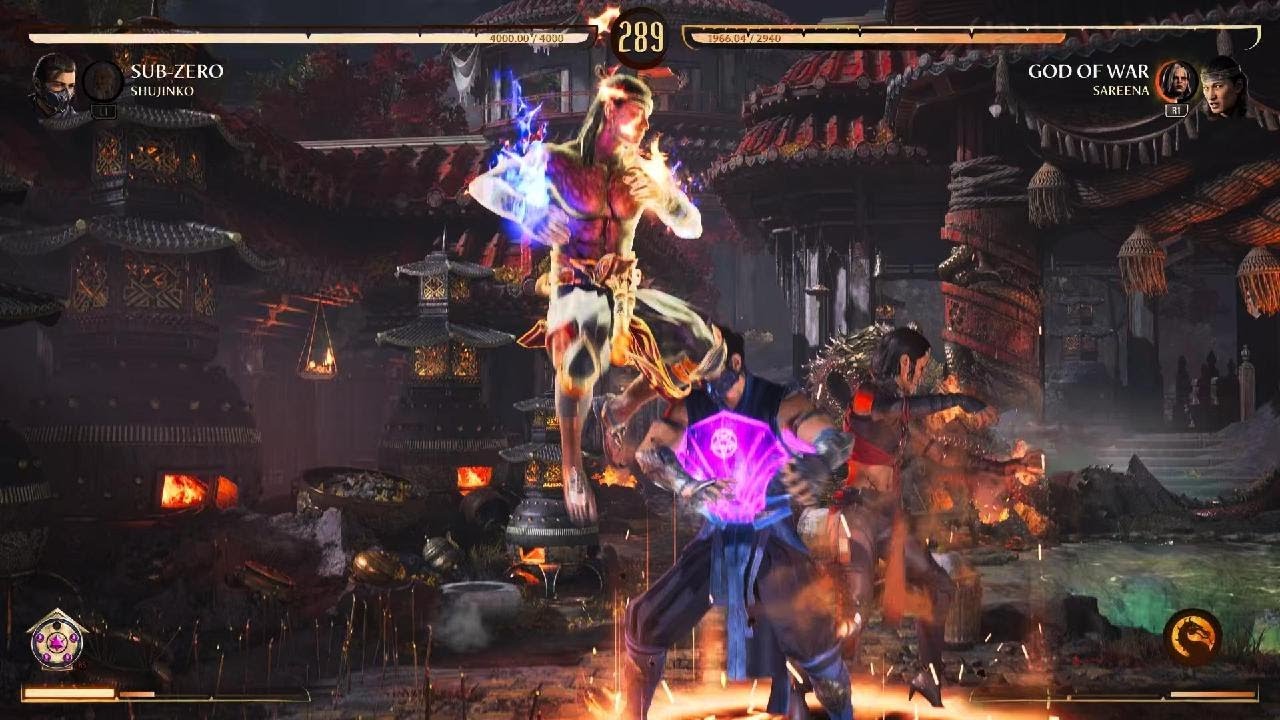 Mortal Kombat 1 Sub-Zero vs God Of War (Invasion)