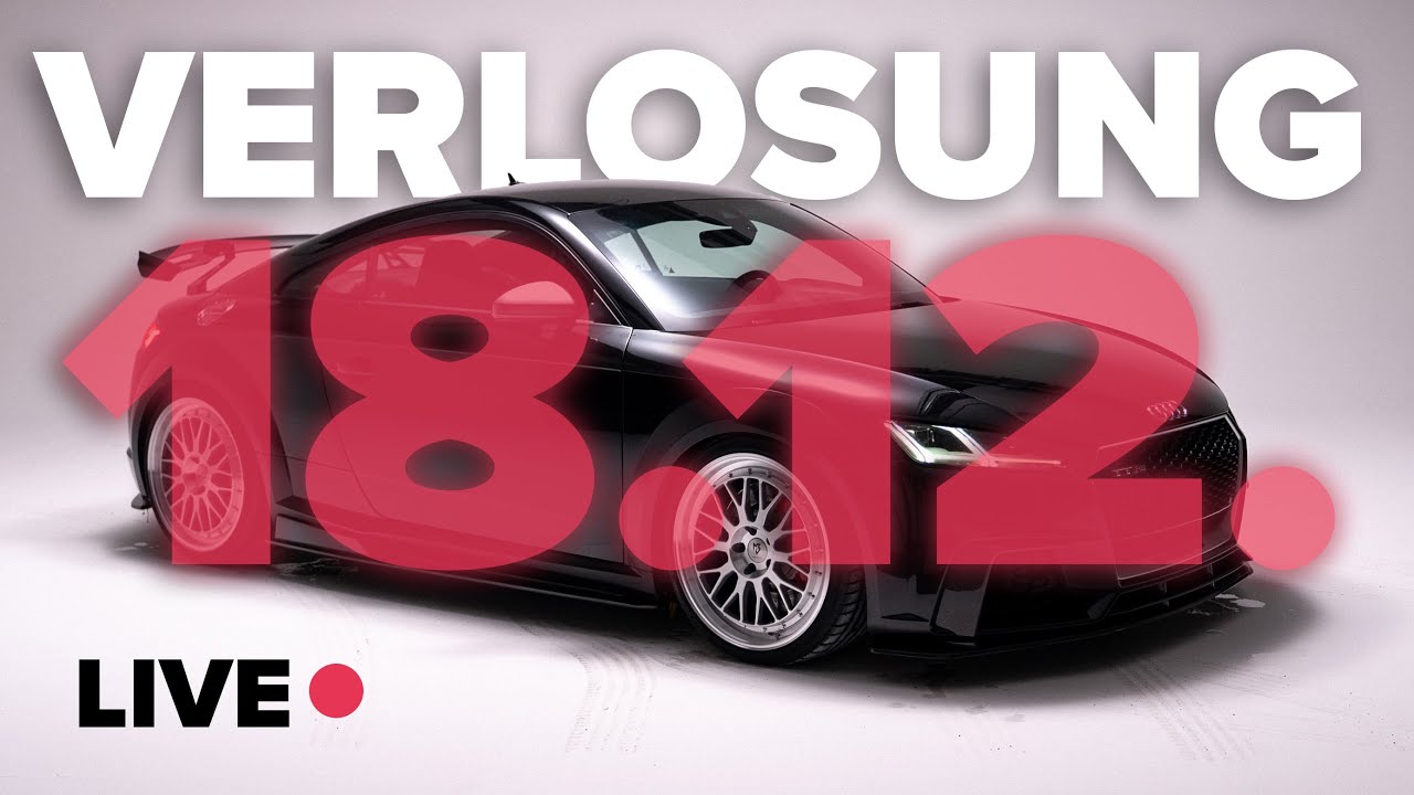 LIVE! VERLOSUNG AUDI TT RS - Community Projekt 2025 | TUNINGTEILE.DE