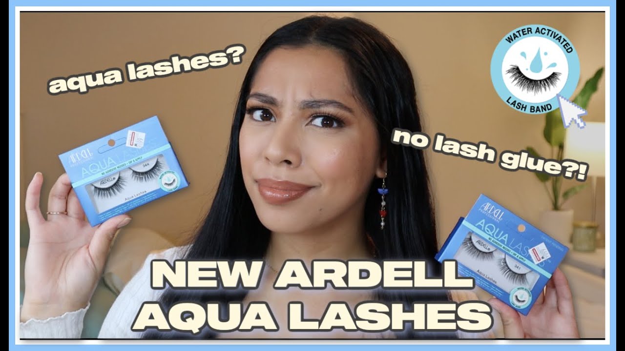 NEW ARDELL AQUA LASHES DEMO & REVIEW | terezaries