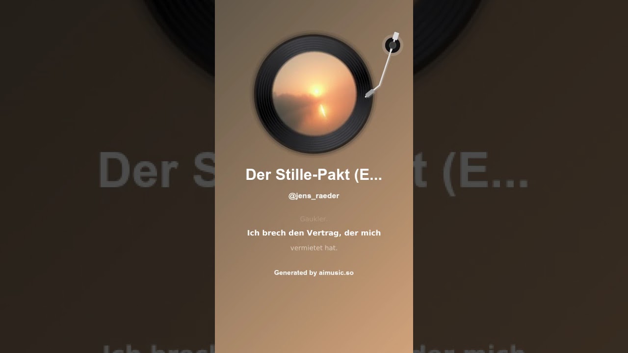 Der Stille Pakt Ein Neuanfang