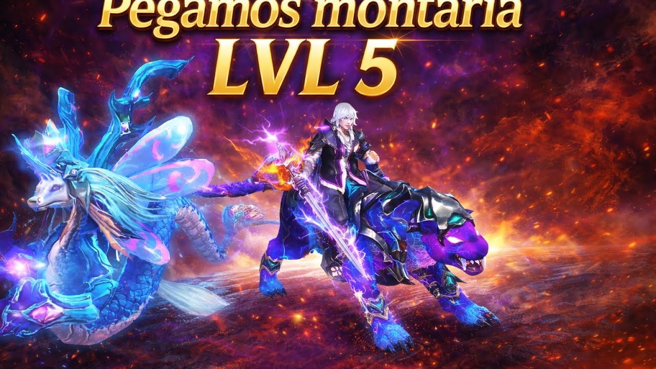 Upamos montaria para o Lvl 5 