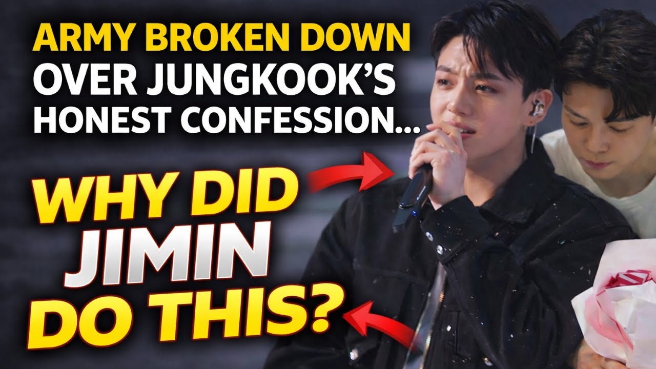 ARMY in Tears‼️Jungkook Speaks Honestly About His Feelings — What Jimin Did Left Everyone Shocked!