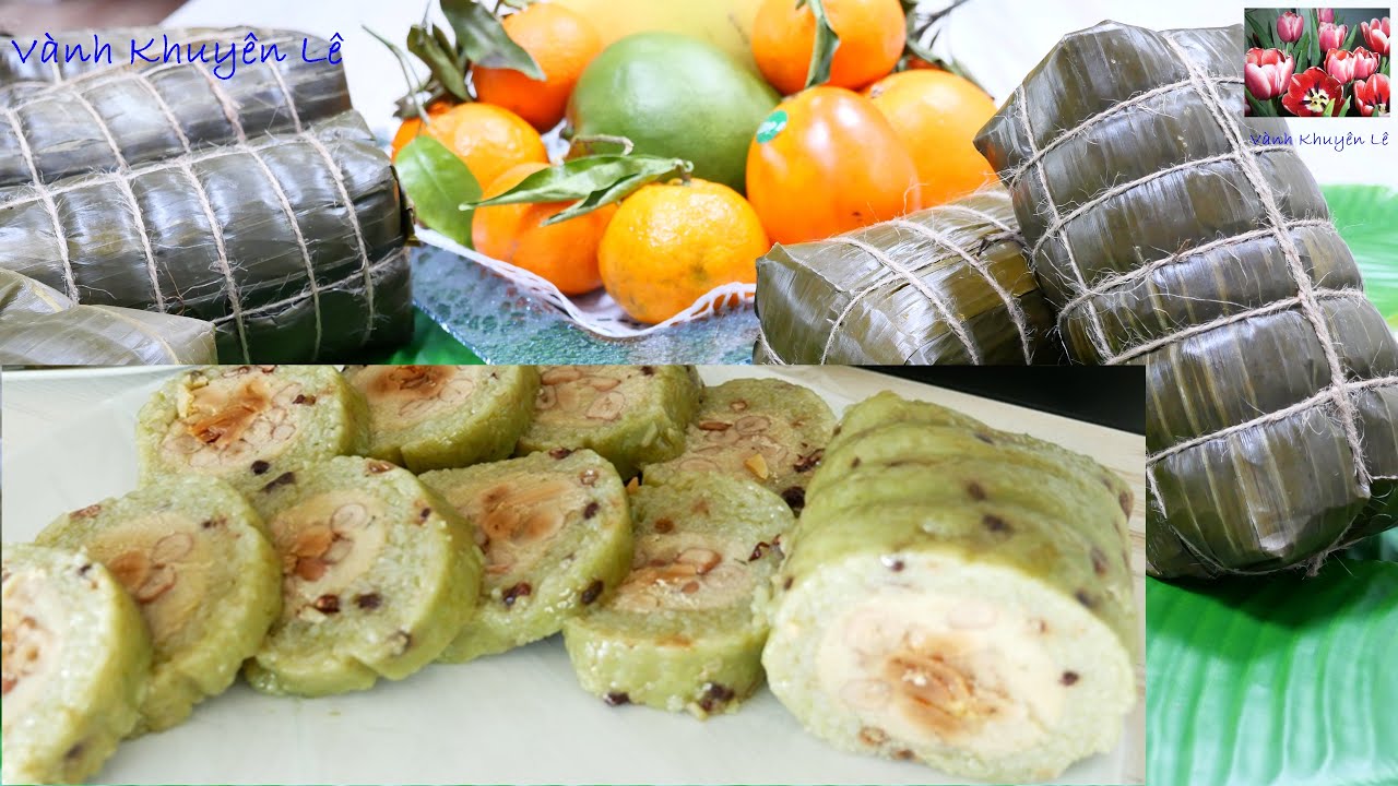 Cách gói BÁNH TÉT CHAY Dẻo ngon như Bánh Tét Truyền thống, bảo quản Bánh để ăn quanh Năm Vanh Khuyen