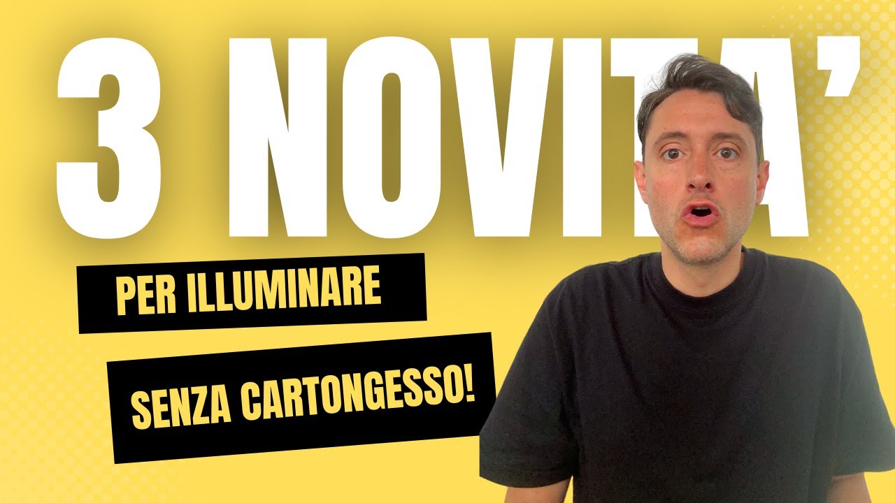 😎 3 Novità per illuminare senza cartongesso nel 2025! Nuovi binari e profili led #interiordesign