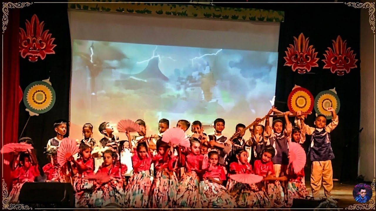 Beautiful Korean dance performance Of Navy Pre-School little children #childrendance