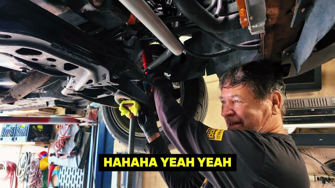 INSTALLING STEEDA SWAY BAR ON  1992MUSTANG LX (EP. 1) PART 2