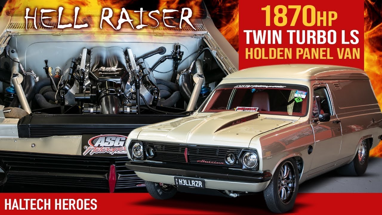 🏅Aaron's Hellish Twin Turbo LS Holden Panel Van | HALTECH HEROES