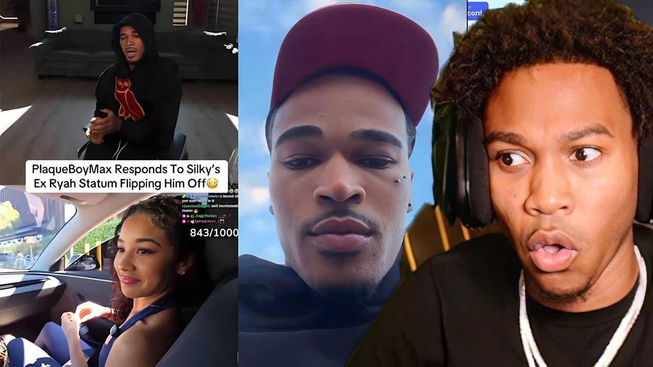 PlaqueBoyMax PRESSED Silky's Ex-Girlfriend On Stream