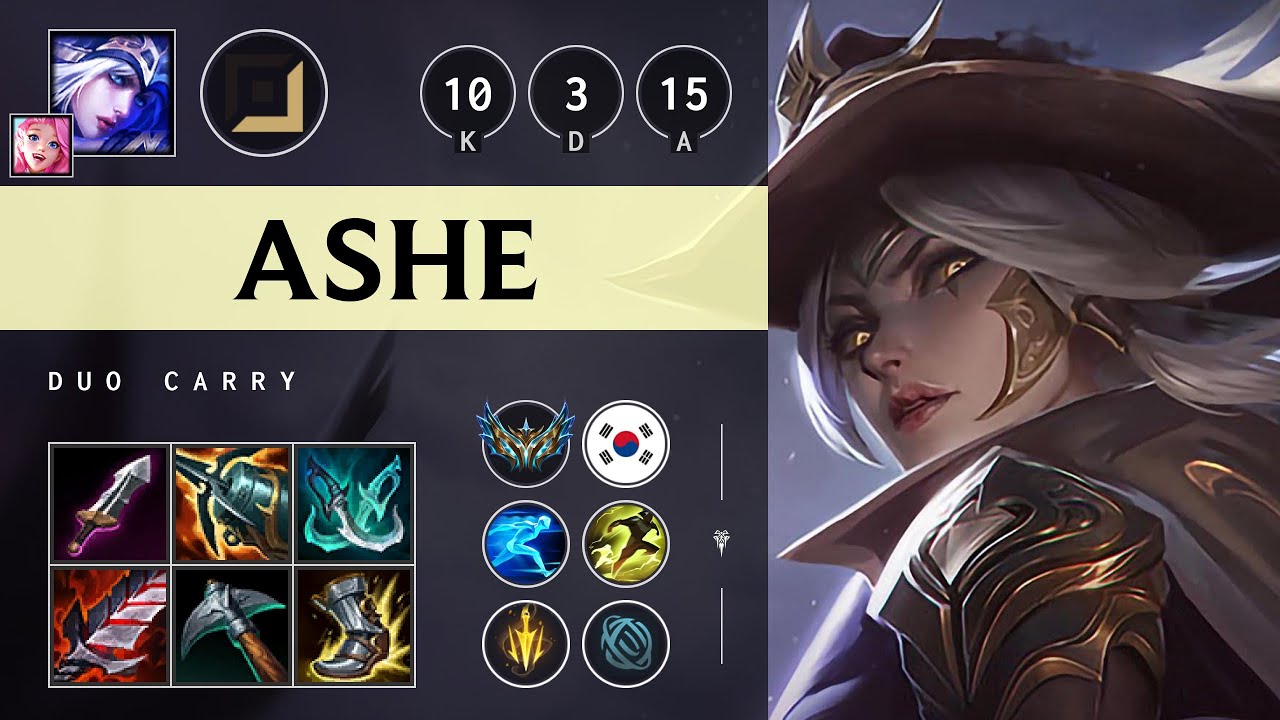 Ashe ADC vs Kai'Sa - KR Challenger Patch 25.19