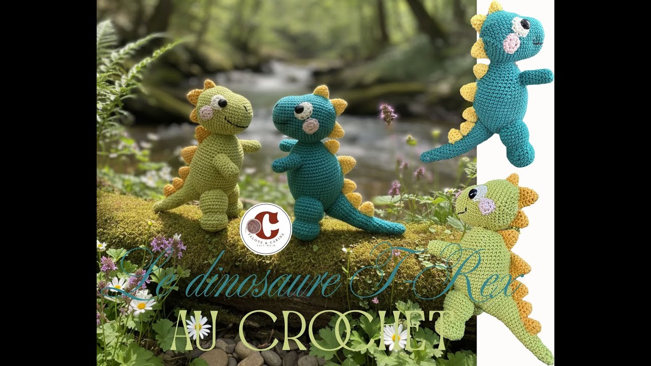 T-REX - Dinosaure au crochet - Tutoriel