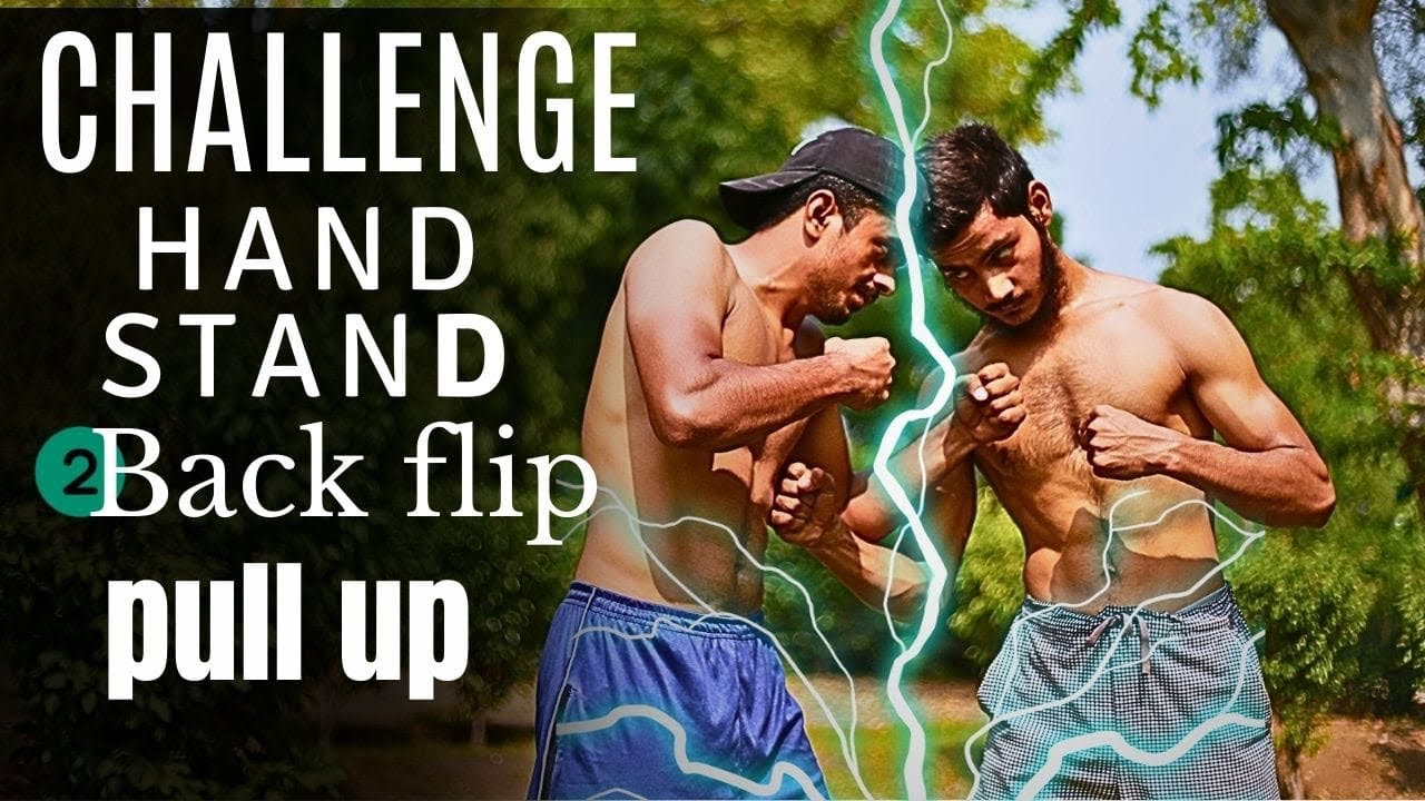 1 Minute Backflips Challenge With My Best Friend | Full Body Fitness Challenge