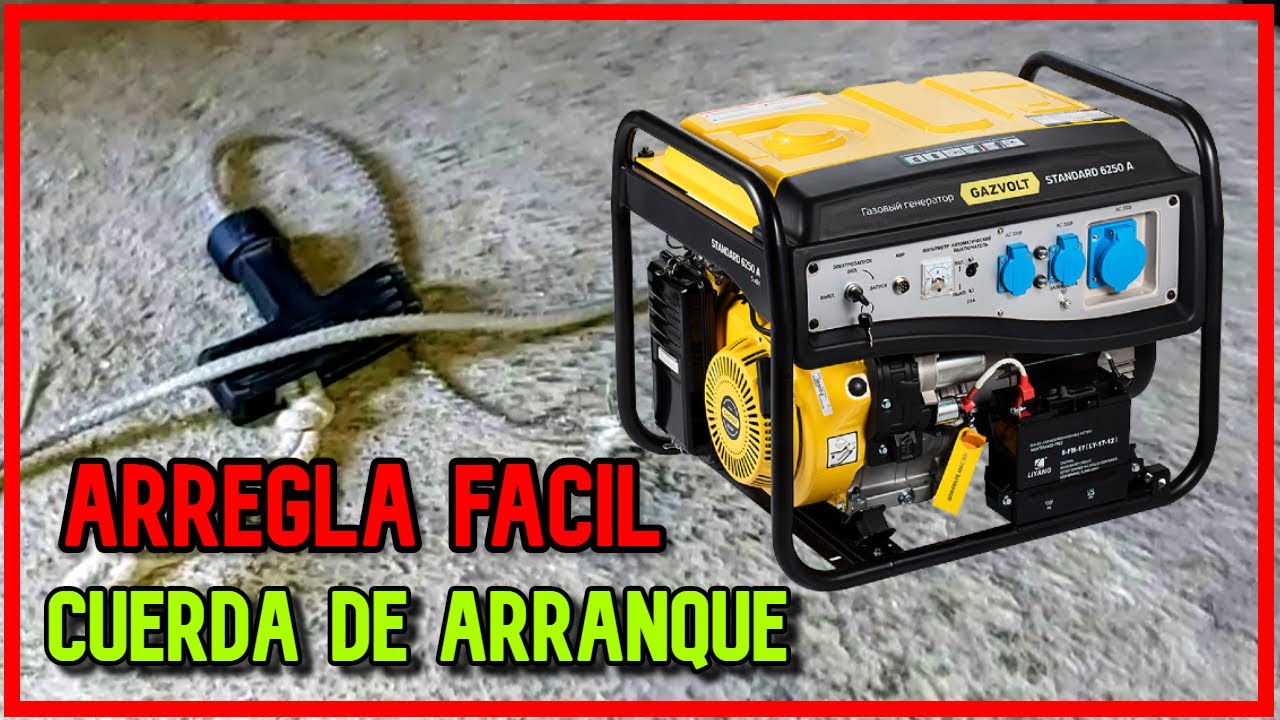 🔧ARREGLAR CUERDA ARRANQUE ROTA⚠