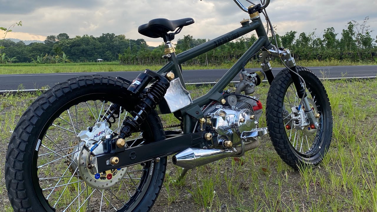 BMX CUB ARMY 94 ADA YANG PAHAM?? Test ride doble shock premium 125 cc