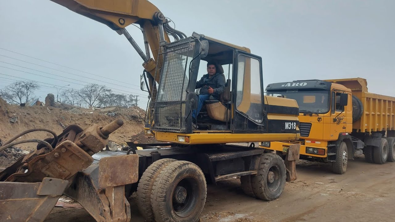 excavadora Neumática volvo