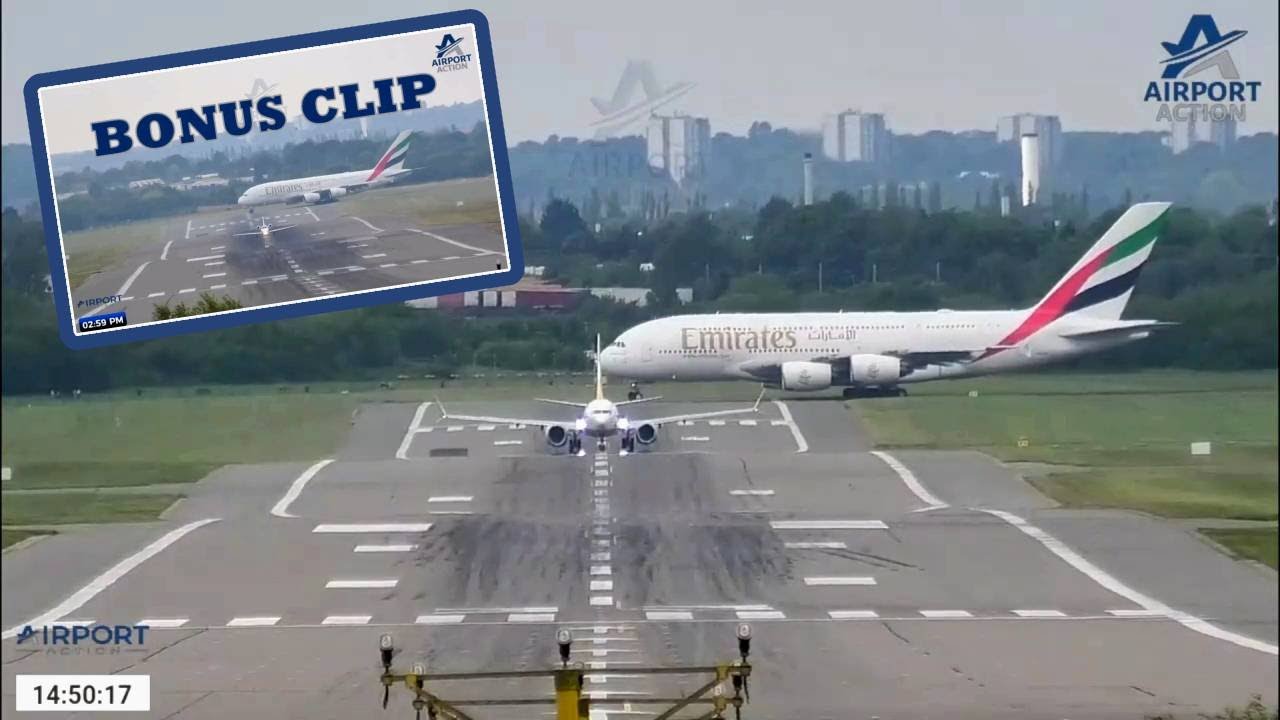 Airbus A380 vs 🐝BUZZ 737 + Bonus Comparison Take Offs