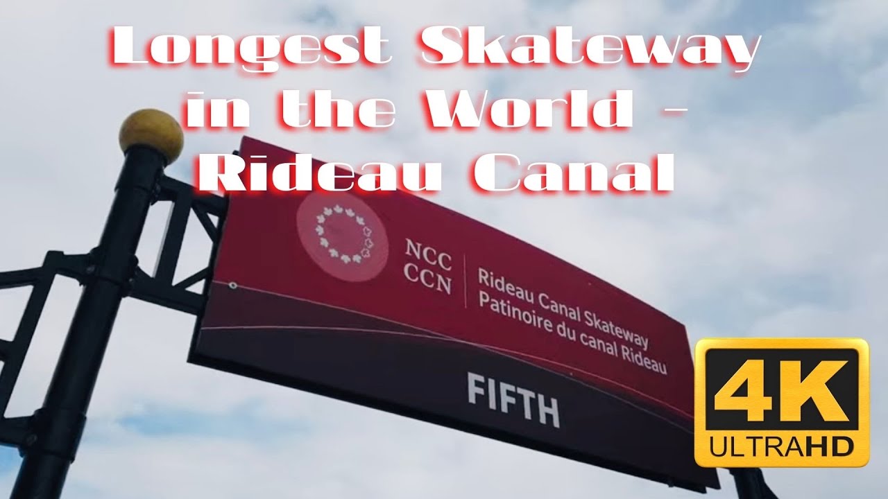 [4K] Longest Skateway in the world | Rideau Canal