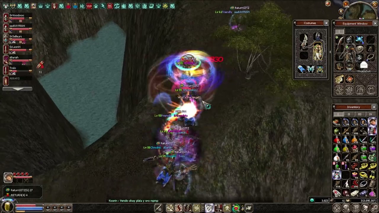 Metin2 Iberia, LowLv PvP Guild War: RETURN vs ReturnSITZ  / Round 3 uncutt Version