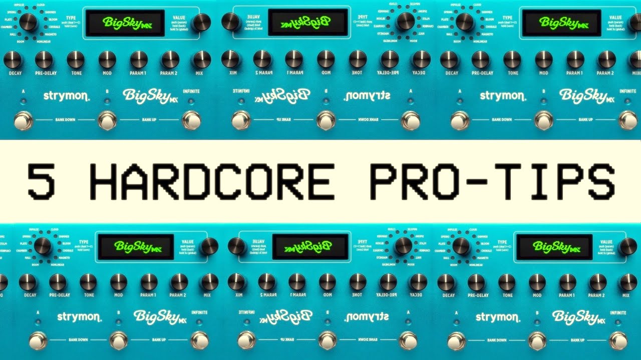 Strymon BigSky MX: How to Be Advanced