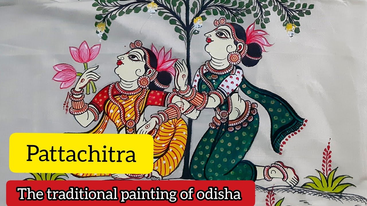 Pattachitra making tutorial /pattachitra for beginners/pattachitra trees.