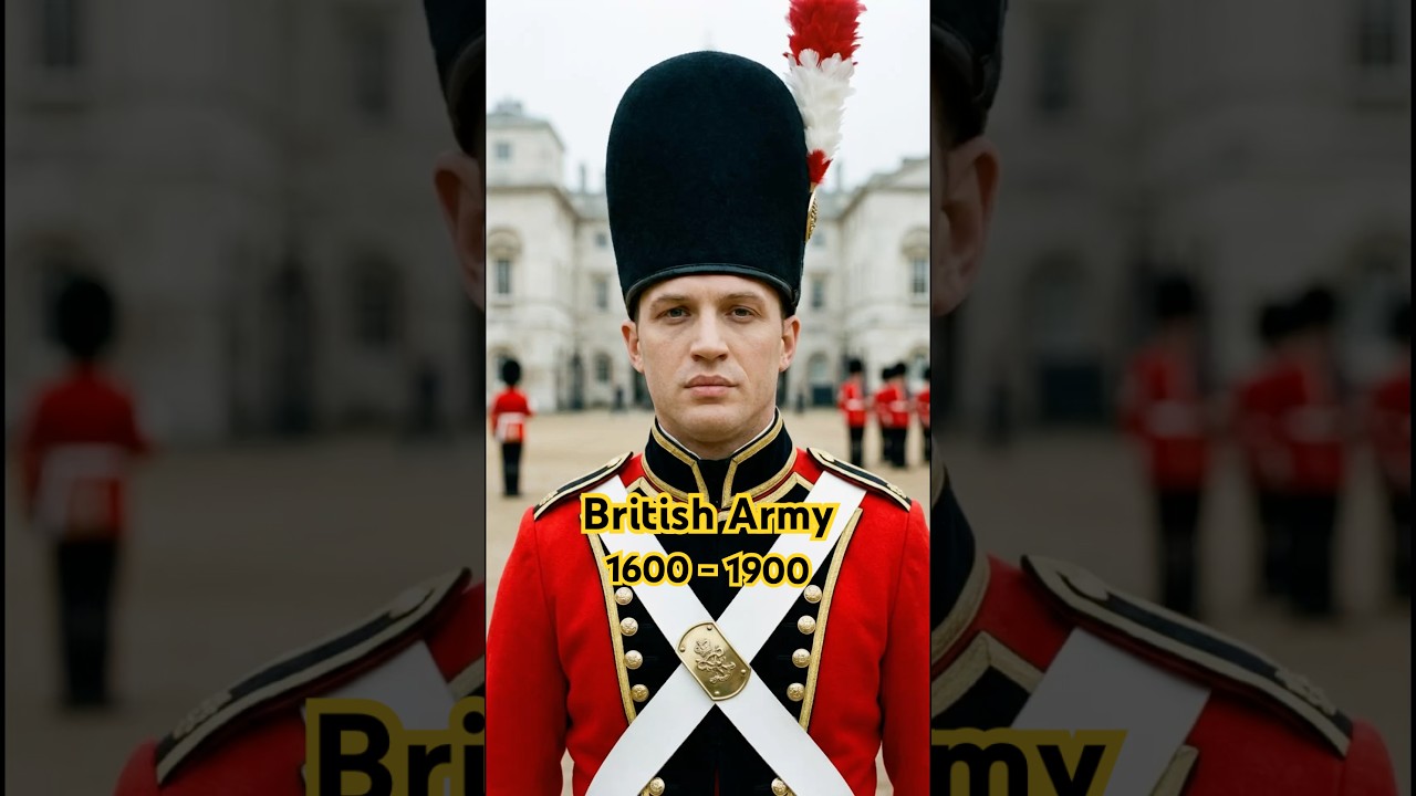 BRITISH ARMY EVOLUTION 🇬🇧1600 - 1900 #history #evolution