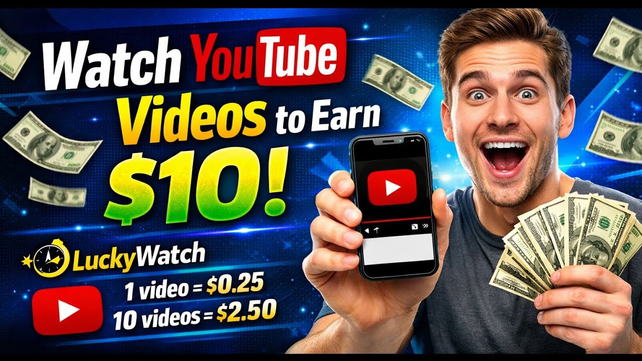  🔥Earn Money to Watching YouTube Videos (New Method 2026)