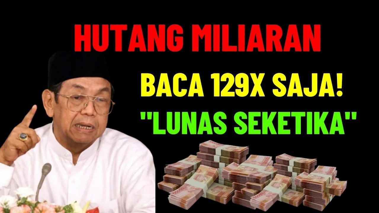 BACA 129x SAJA‼️ IJAZAH GUS DUR: HUTANG MILIARAN LUNAS SEKETIKA & UANG DATANG SENDIRI 💸💸