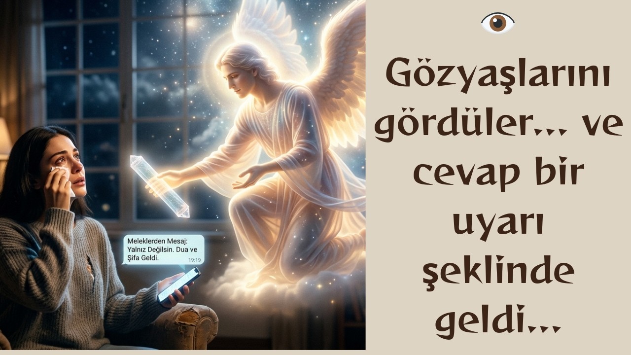 👁️ Gözyaşlarını gördüler... ve cevap bir uyarı şeklinde geldi....