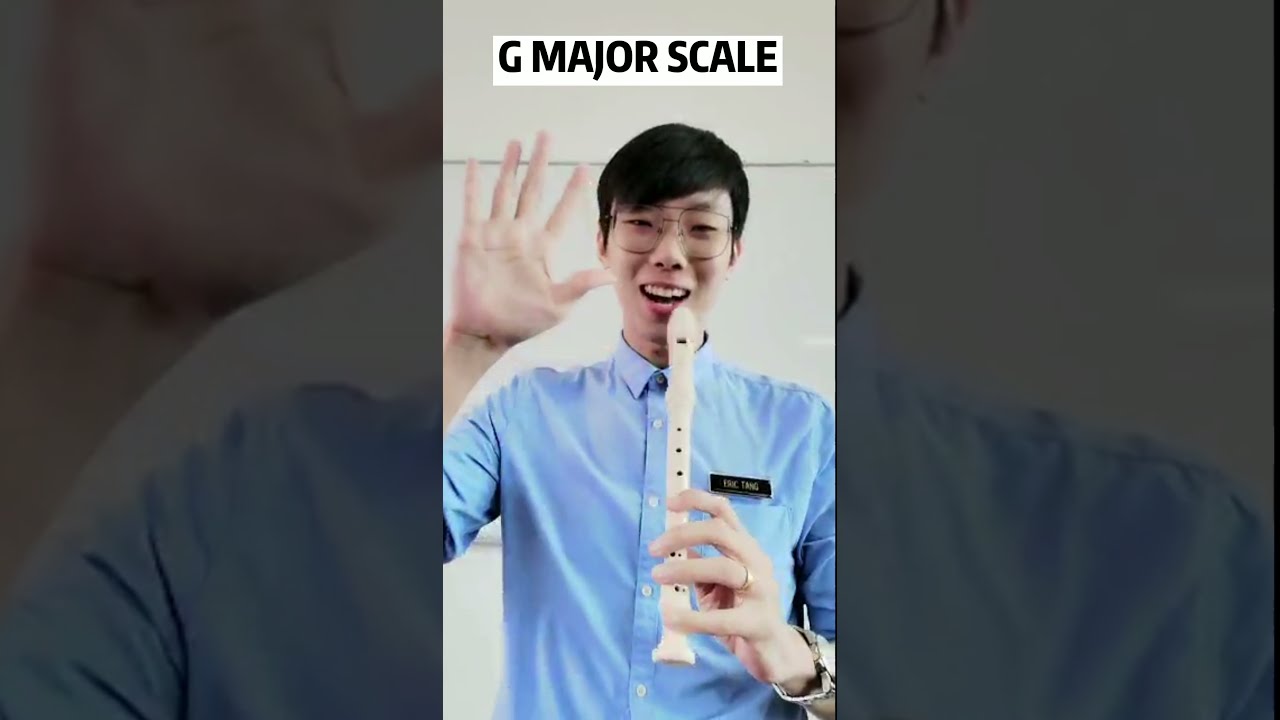 G Major Scale on Recorder