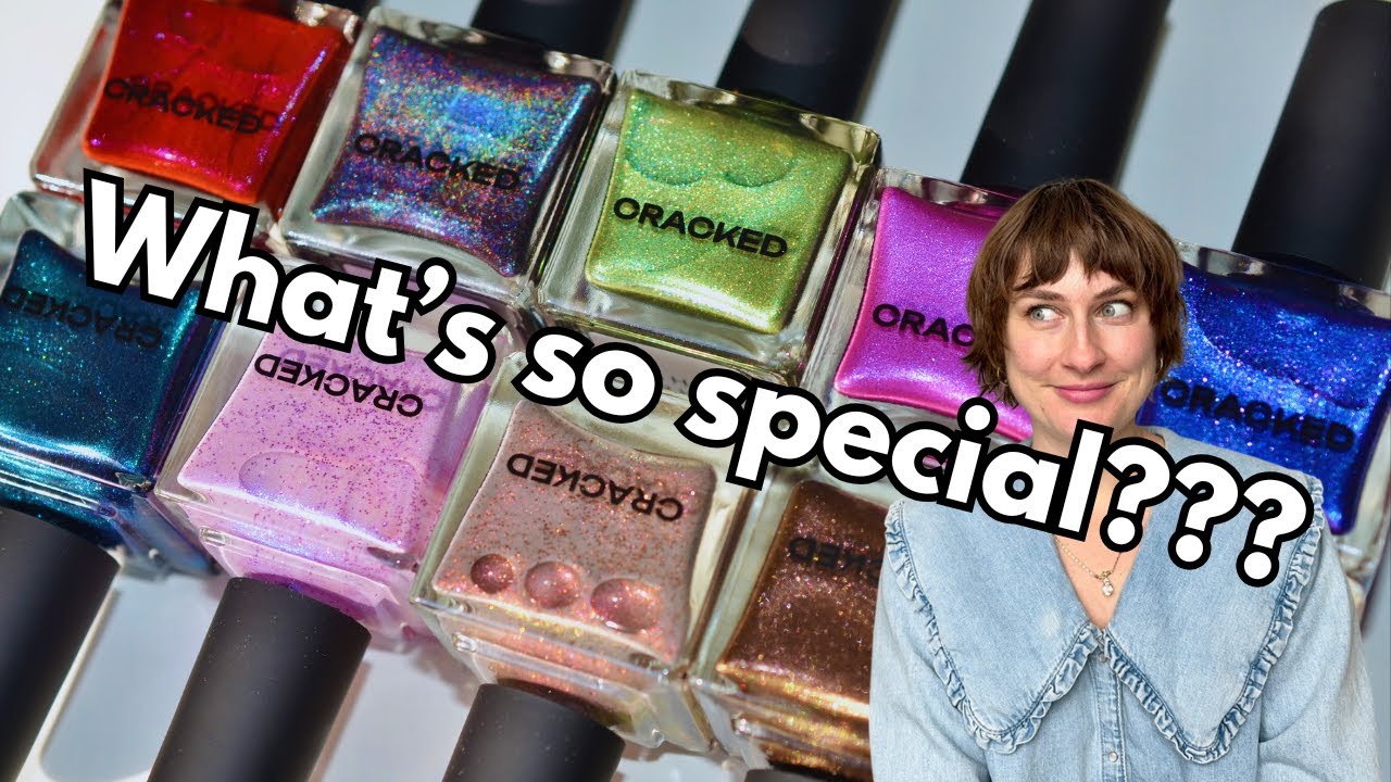 A FIRST for Cracked Polish! Catchphrases Collection & Birthday nail polish swatches