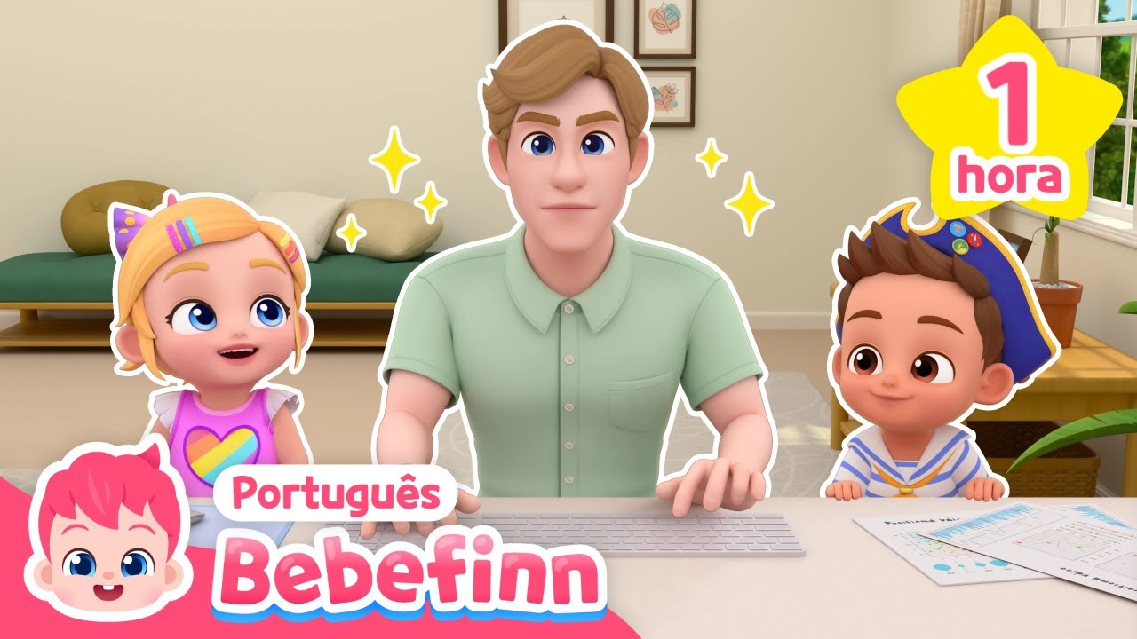 A gente também quer trabalhar! 🏢 | + Compilação | Bebefinn em Português - Canções Infantis