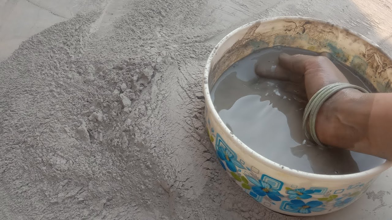Pure cement #trending #ytshorts #clay #puremud #cement #Water #viral
