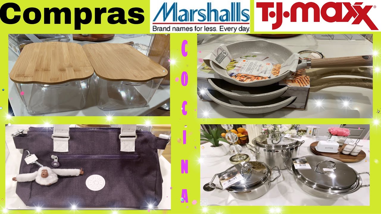 Compras en T.J.MAXX y MARSHALLS💖Ollas de cocina, bolsas, blancos y accesorios 💖 MARCAS 💖