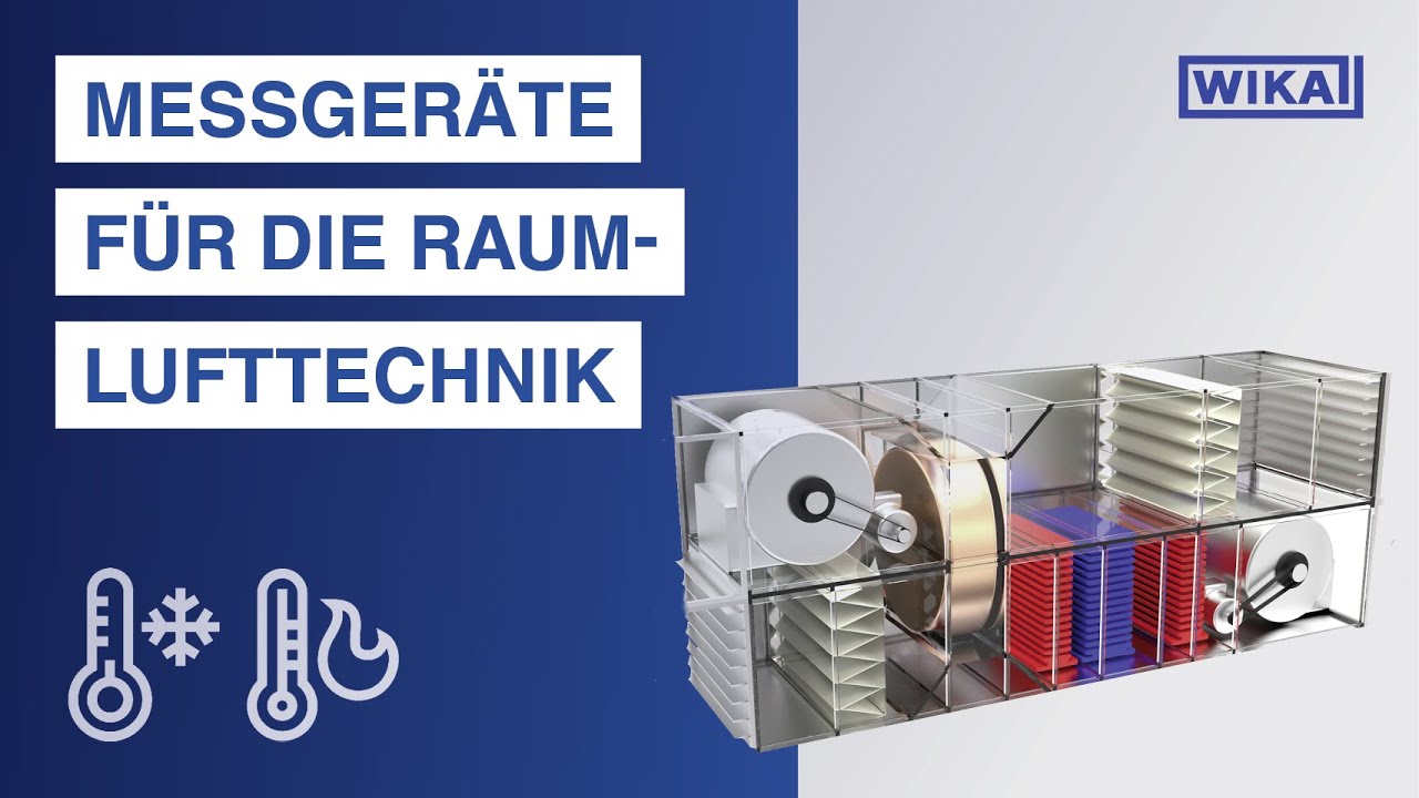 Messgeräte für die Raumlufttechnik von WIKA
