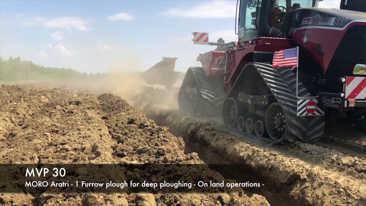 MORO Aratri - MVP 30 - Deep Ploughing  Slow Motion