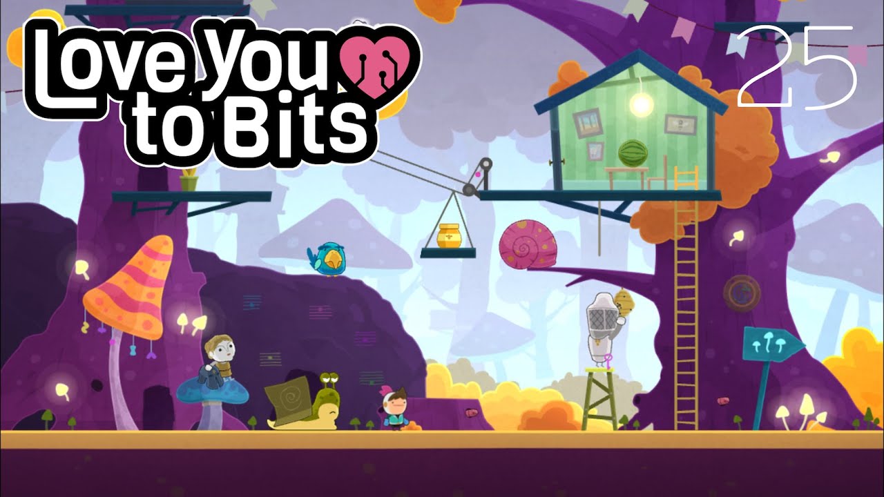 Love You To Bits | Level 25 (Nest in the Forest) with Memories! Walkthrough