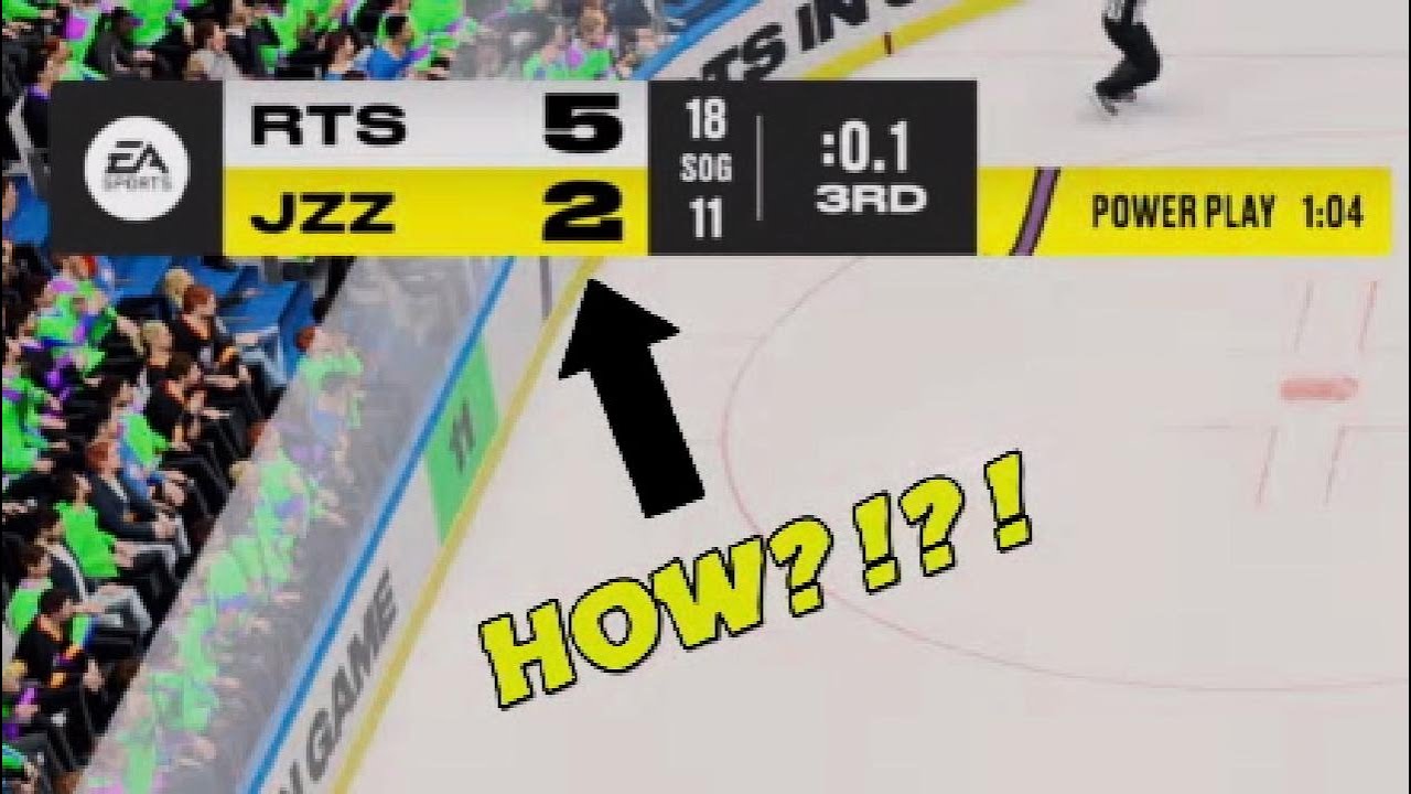 NHL 25 EASHL Highlights | Goal Miraculously Counts for 4 Goals