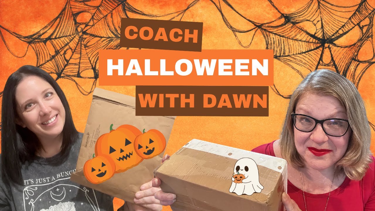 Распаковка подарков к Хэллоуину в Coach Outlet 🎃 | Совместная работа с Dawn + Что мы не купили!
