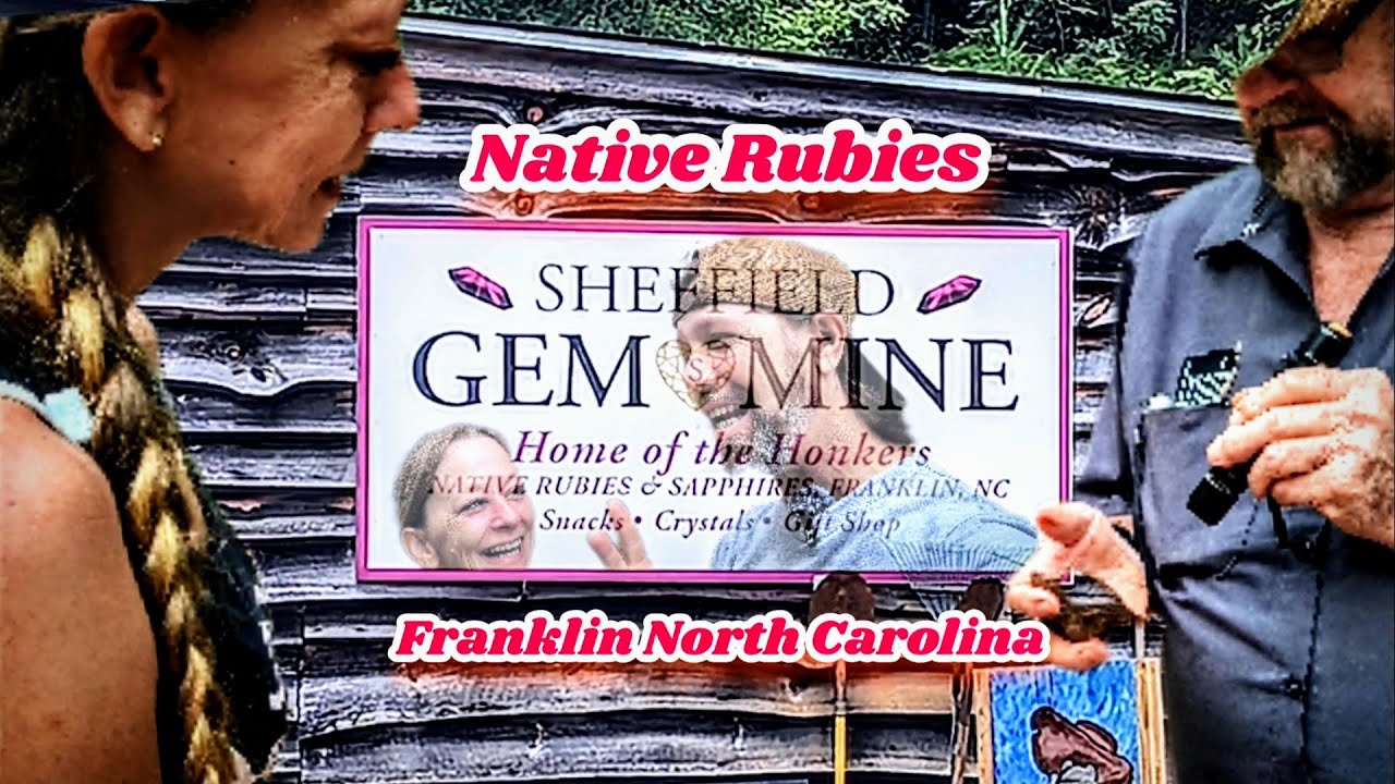 Native Rubies At The Sheffield Gem Mine In Franklin North Carolina