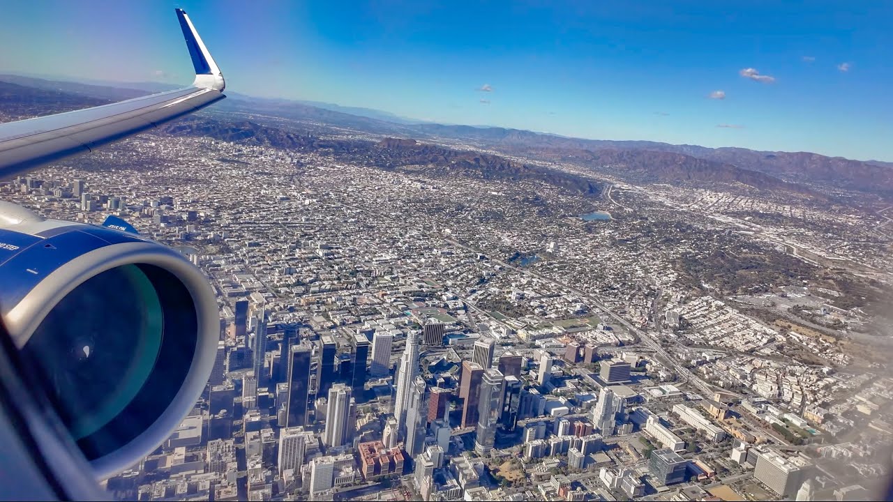 Delta A321 Neo Landing at LAX | Towns Labeled w/ATC Audio | 4K Views