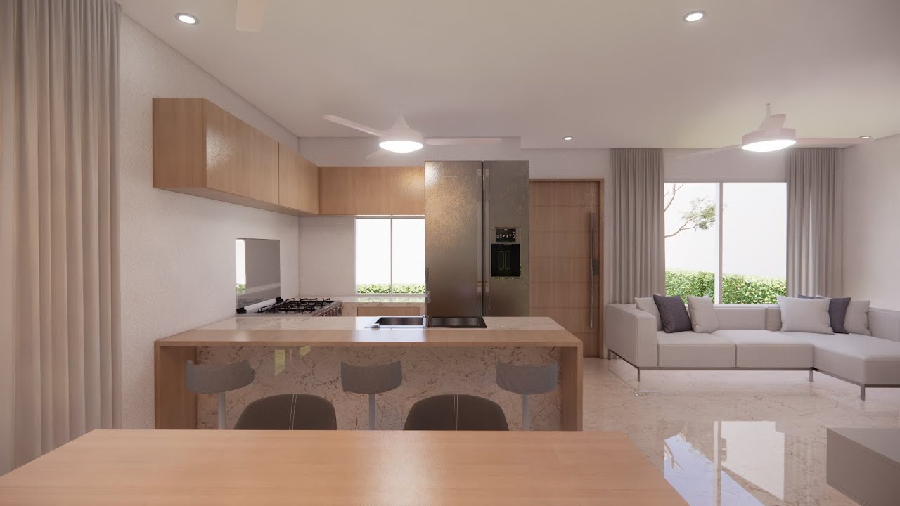 Te sorprenderá el  interior de esta CASA PEQUEÑA  Y ECONÓMICA DE UN PISO DE  7x10m