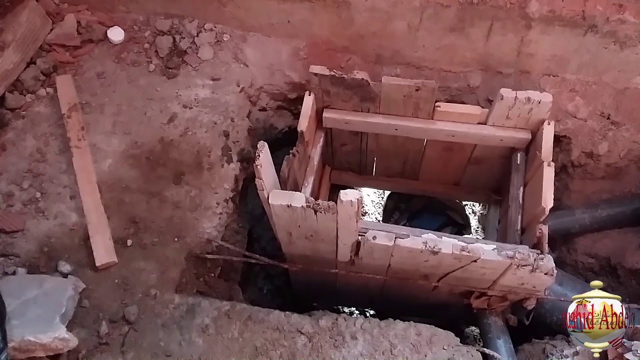 Construction d'un regard de visite