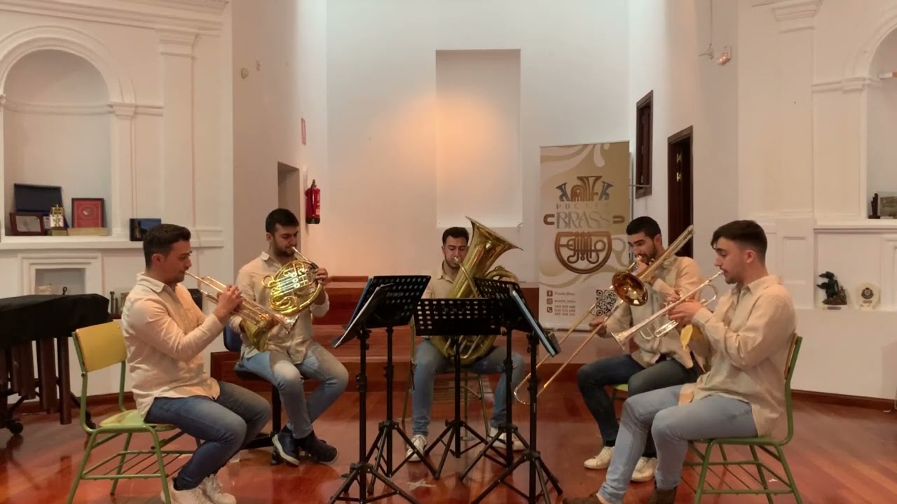 Pucela Brass playing Ewald 1, 2&ordm; movement