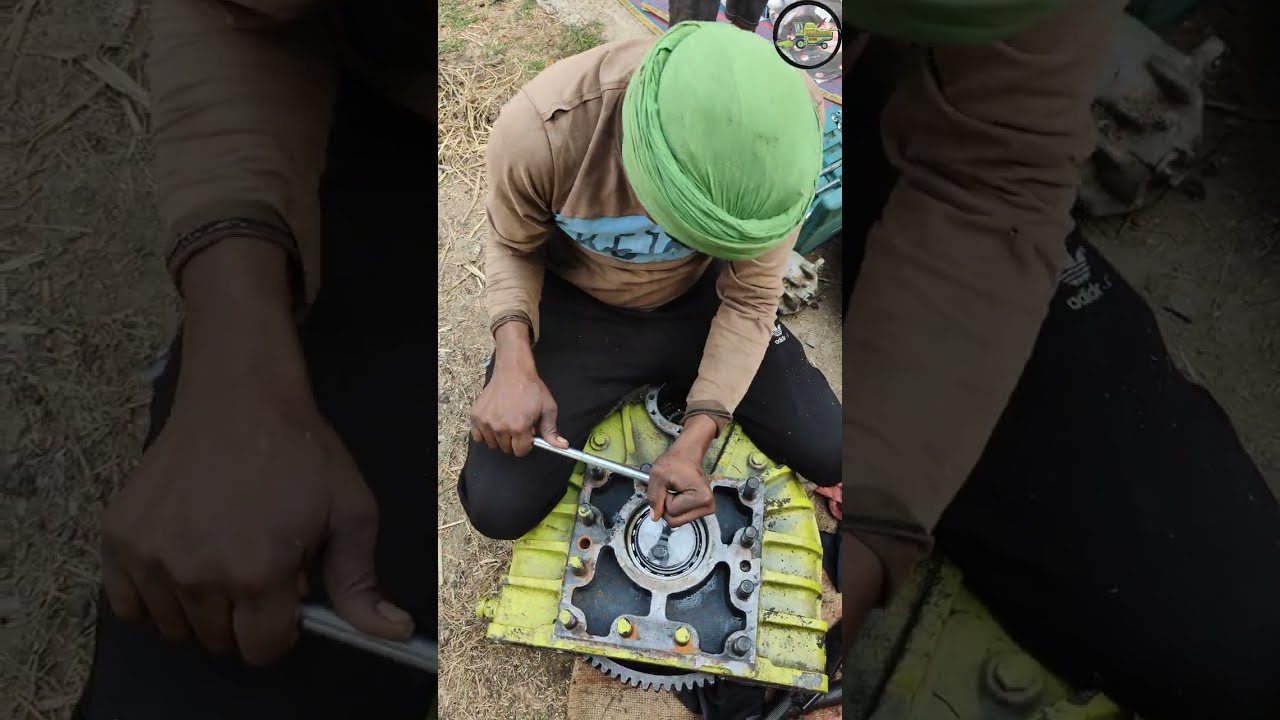 VISHAL 435 Gearbox ⚙️ Repair decation Gear Pinion ki sahi fitting kaise karein❓ #youtube #automobile