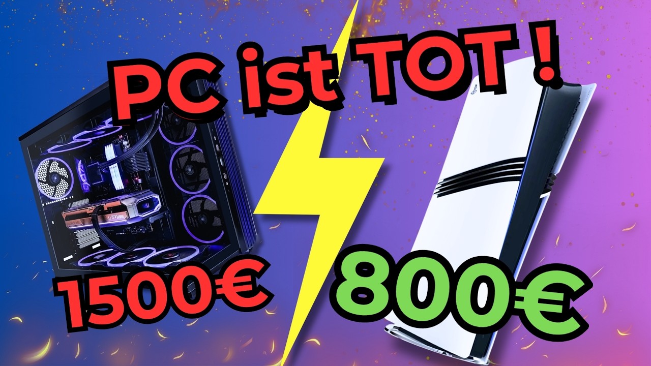 Vergiss GAMING PCs! 🛑 Darum gewinnt die PS5 Pro!